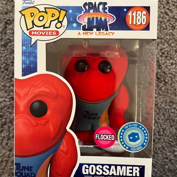 POP in a BOX EXCLUSIVE, FLOCKED Gossamer Funko Pop - Picture 1 of 2